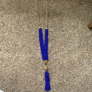 Lilly Pulitzer Electric Blue Beaded Necklace